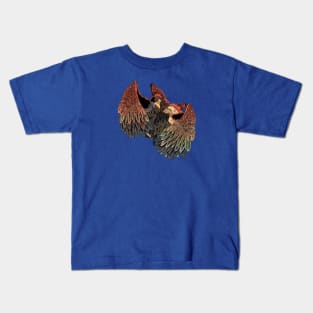 A fight between birds Kids T-Shirt